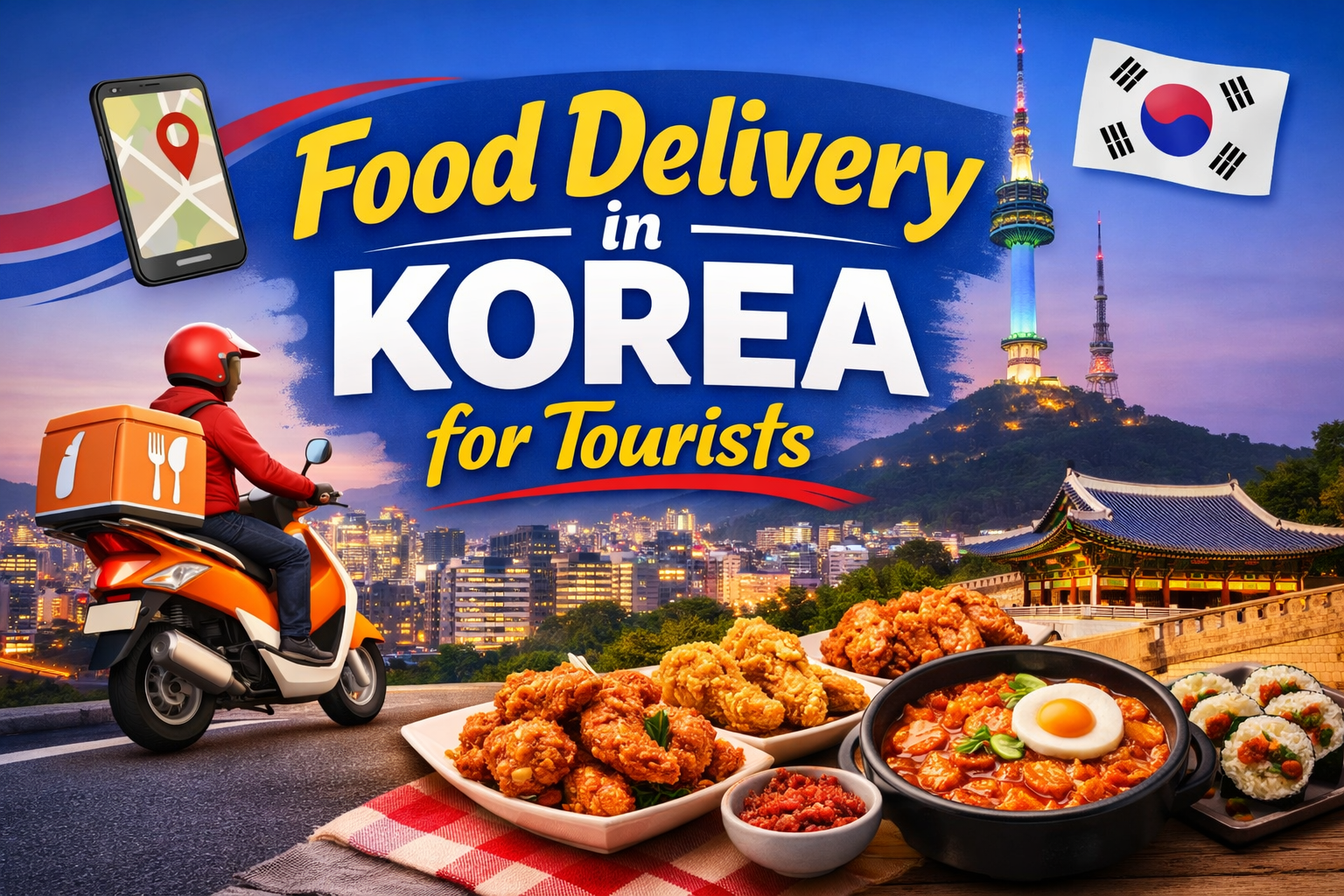 Food Delivery in Korea for Tourists