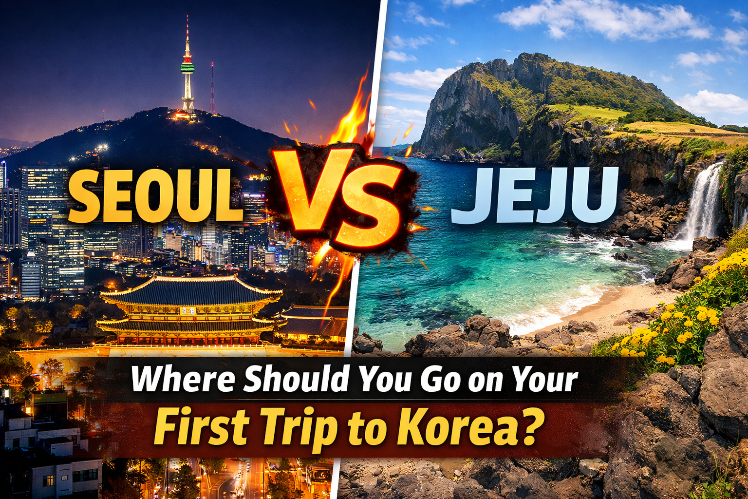 Seoul vs Jeju: Where Should You Go on Your First Trip to Korea?