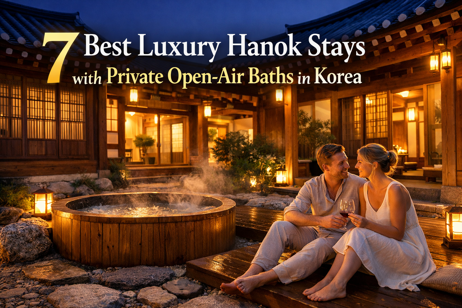 7 Best Luxury Hanok Stays with Private Open-Air Baths in Korea