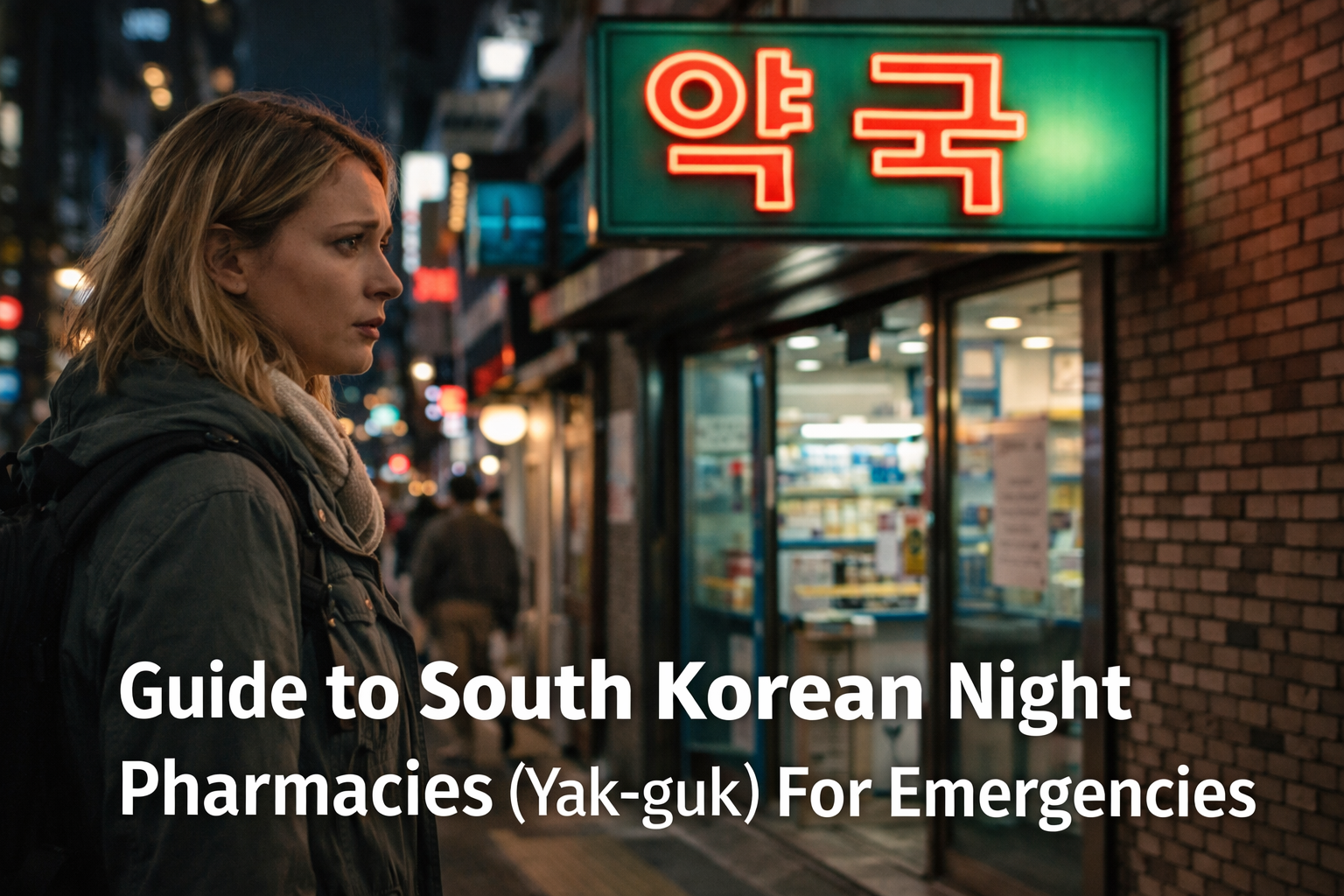 A Complete Guide to South Korean Night Pharmacies (Yak-guk) for Emergencies