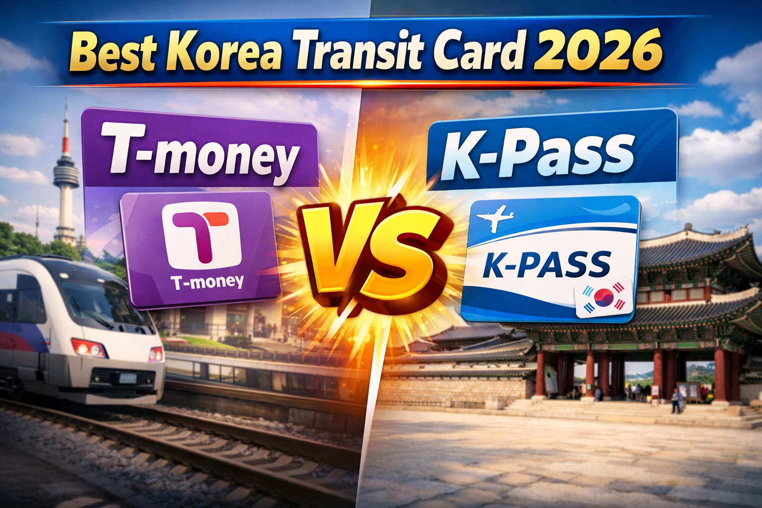 Best Korea Transit Card 2026 T-money vs K-Pass