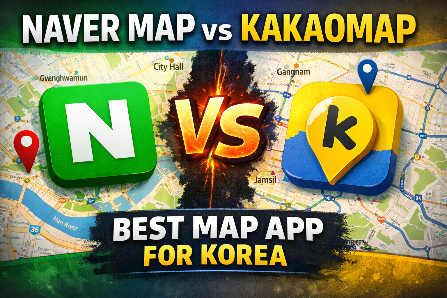 Naver Map vs KakaoMap Best Map App for Korea