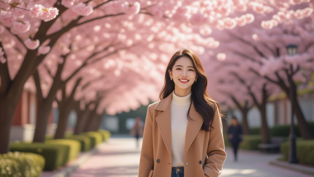 🎬 Cherry blossom itinerary with K-drama filming spots