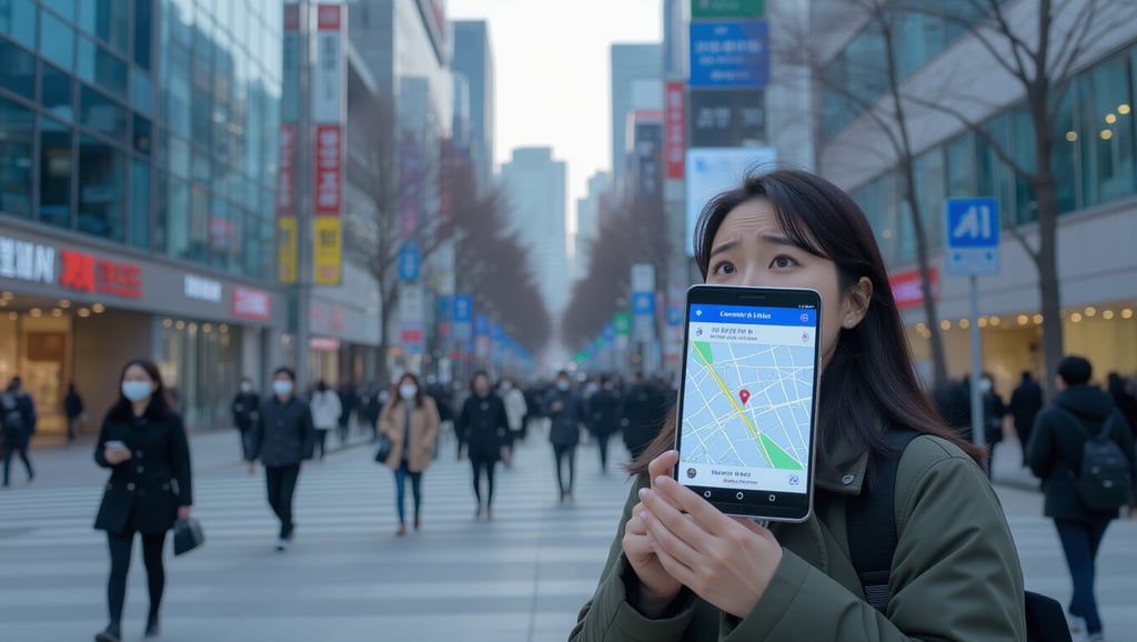 🚫 Why Google Maps Is Limited in South Korea