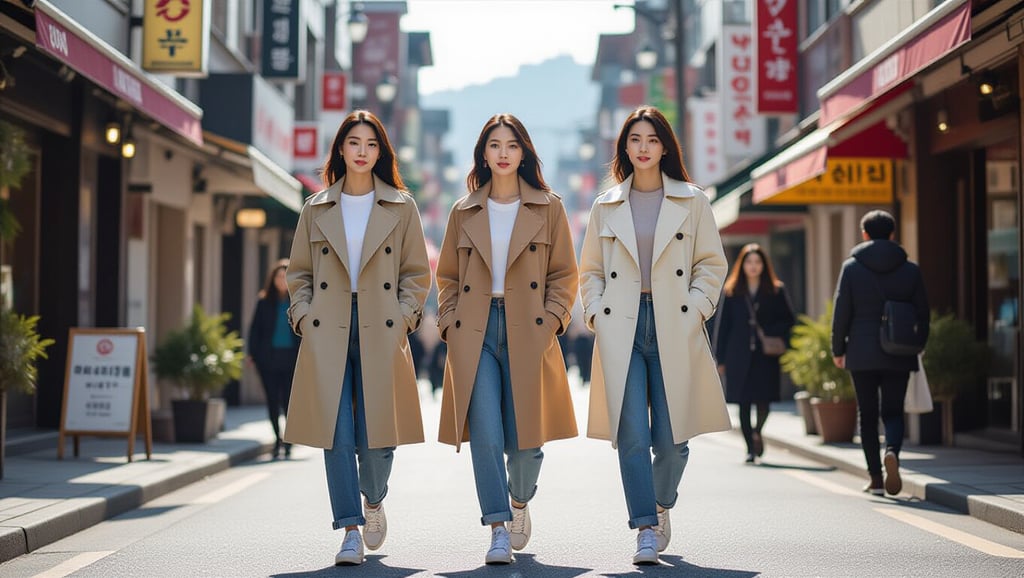 Seoul spring fashion trends and local style in April