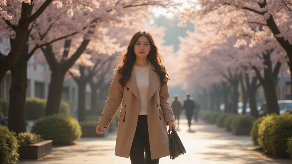 Key features of Seoul weather in April: temperature and rainfall