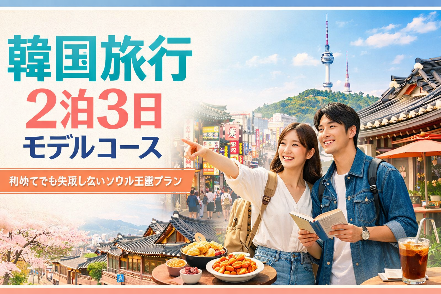 【2026年版】韓国旅行2泊3日モデルコース完全ガイド｜初めてでも大満足のソウル王道プラン