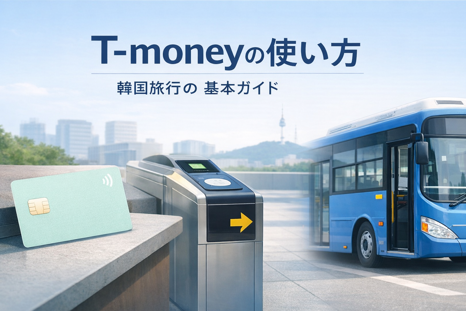 【2026年版】T-moneyの使い方をやさしく解説｜買い方・チャージ・バスの乗り方・払い戻しまで完全ガイド