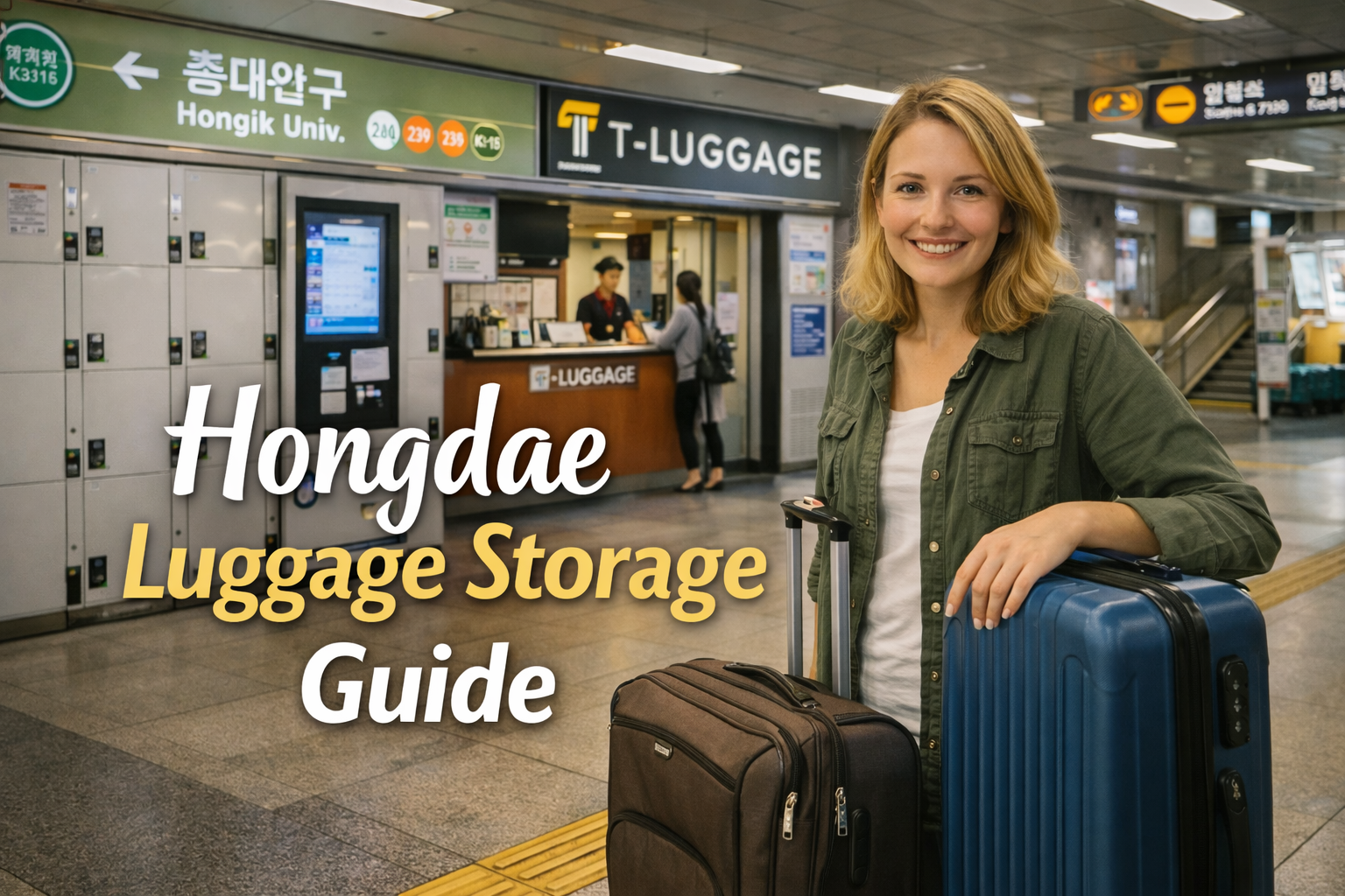 The Ultimate Guide to T-Luggage and Station Lockers: Where to Store Heavy Bags in Hongdae