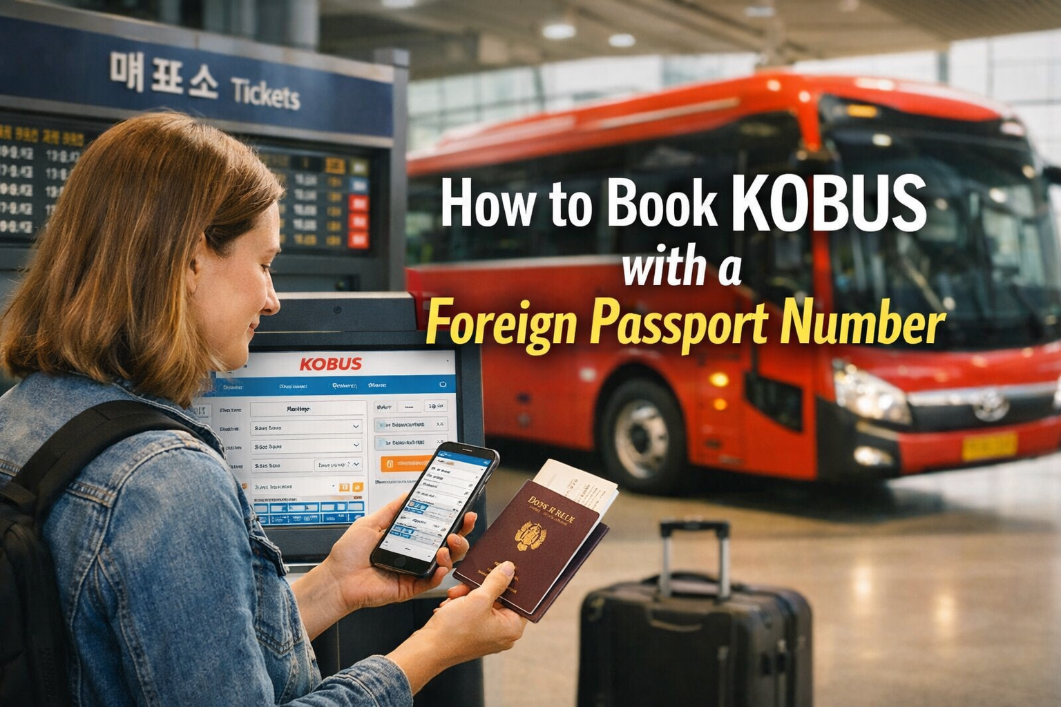 How to Book a K-Express Bus (KOBUS) Using a Foreign Passport Number: 7 Easy Steps for First-Time Travelers in Korea