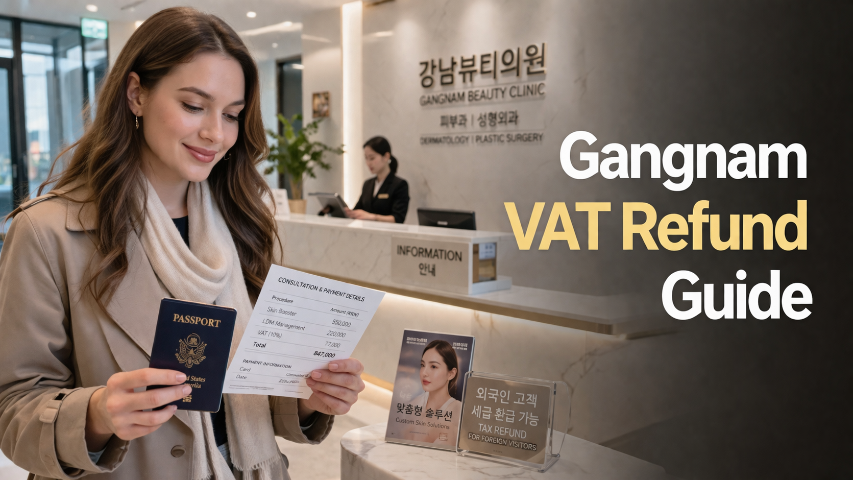 How to Get a VAT Refund for Cosmetic Surgery in Gangnam: 2026 Guide for Foreign Tourists