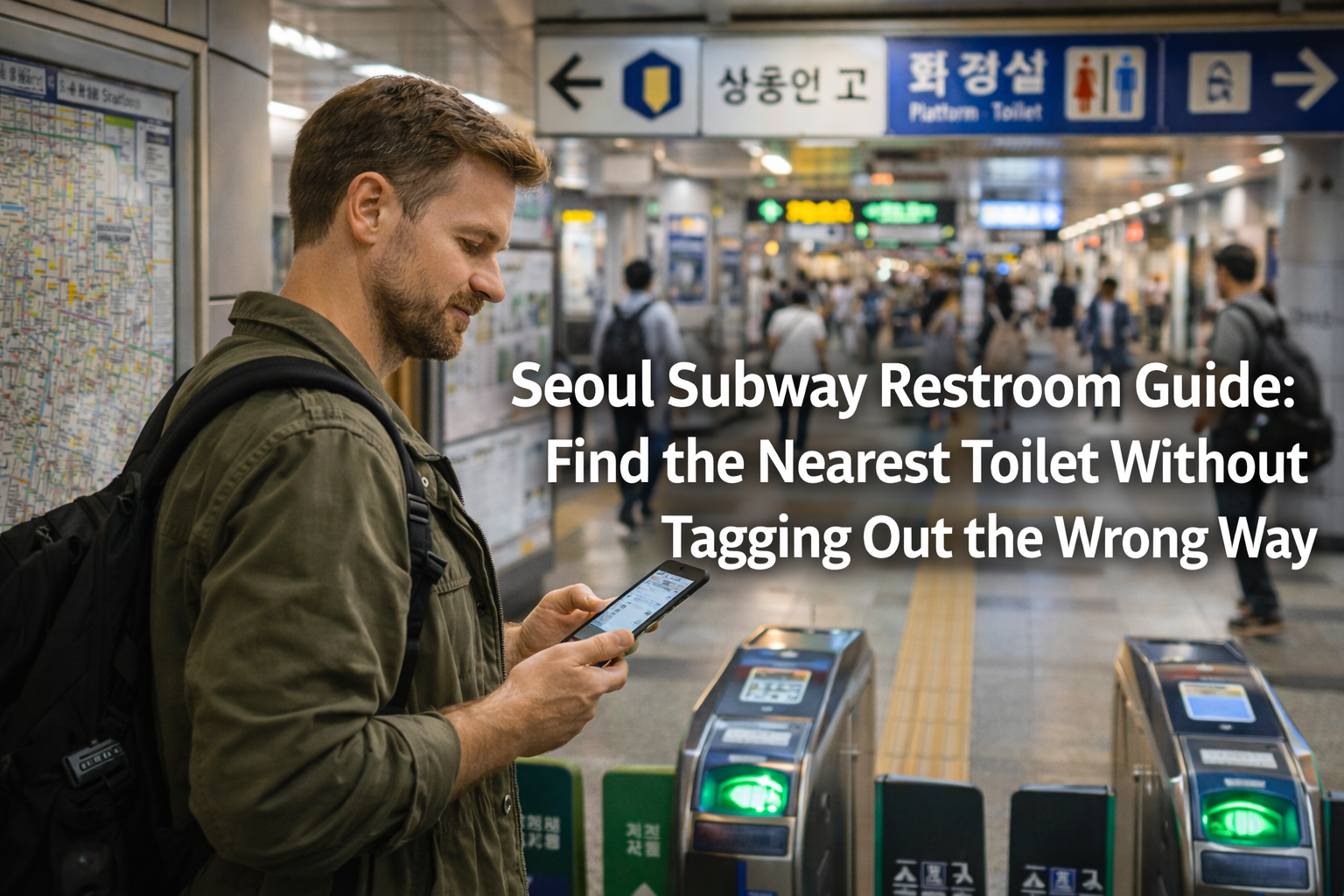 Seoul Subway Restroom Guide: Find the Nearest Toilet Without Tagging Out