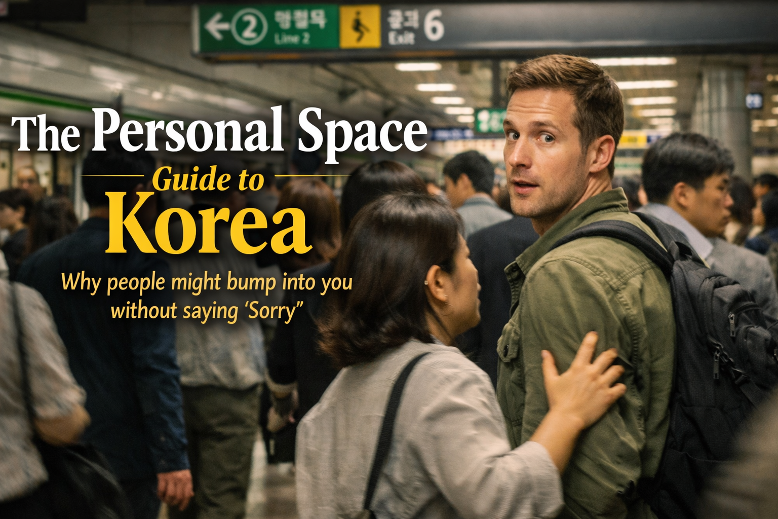 Korea Personal Space Guide: Why People May Bump Into You Without Saying Sorry