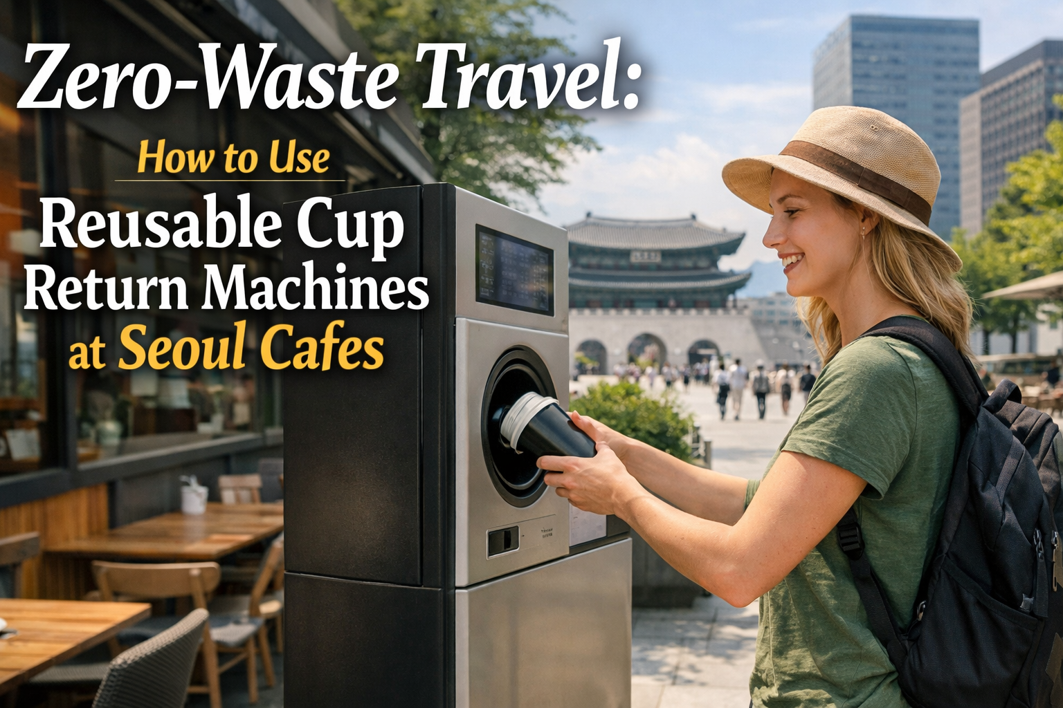How to Use Reusable Cup Return Machines at Seoul Cafes: A Zero-Waste Travel Guide
