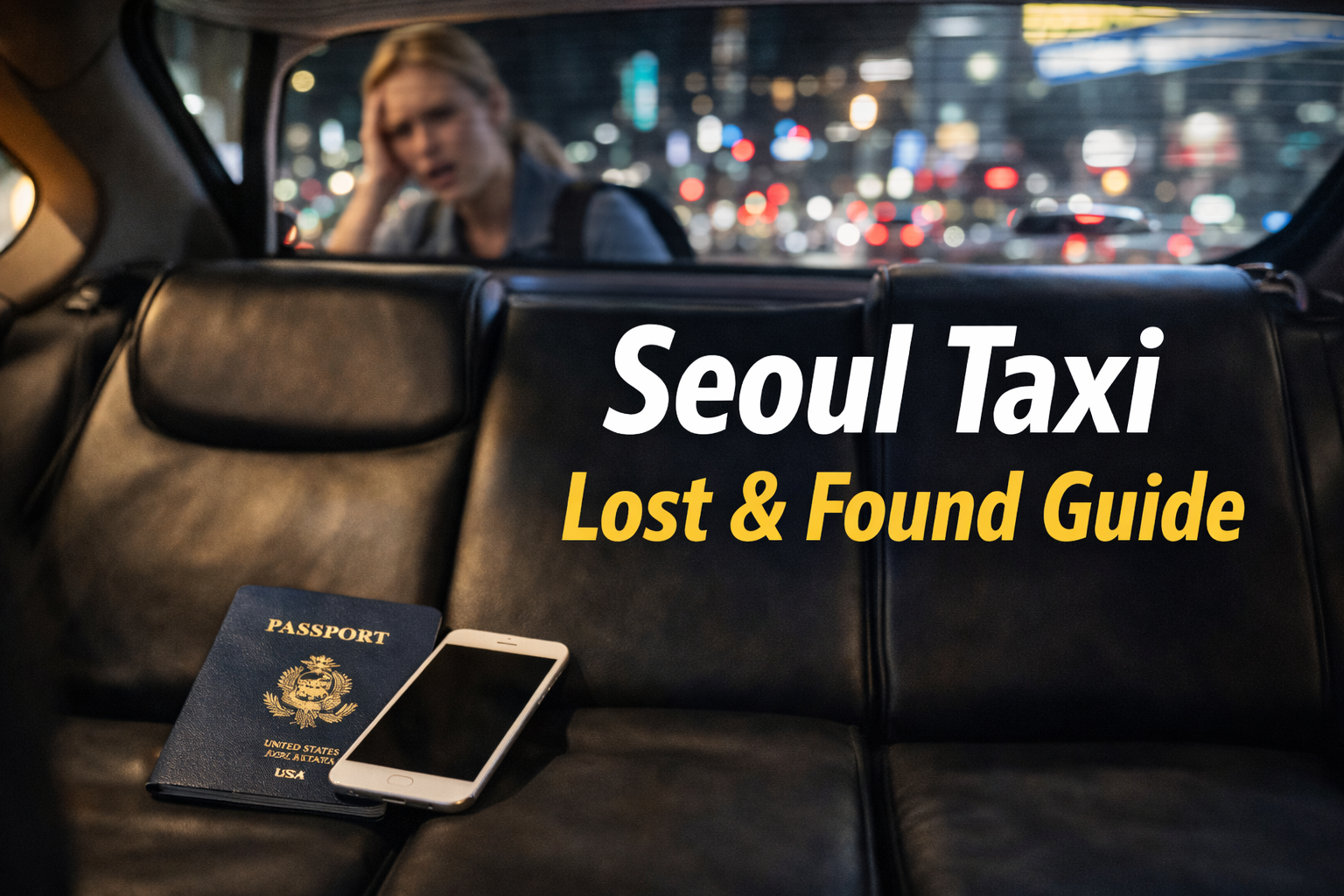 Lost Your Passport or Phone in a Seoul Taxi? 7 Smart Steps to Recover It Fast