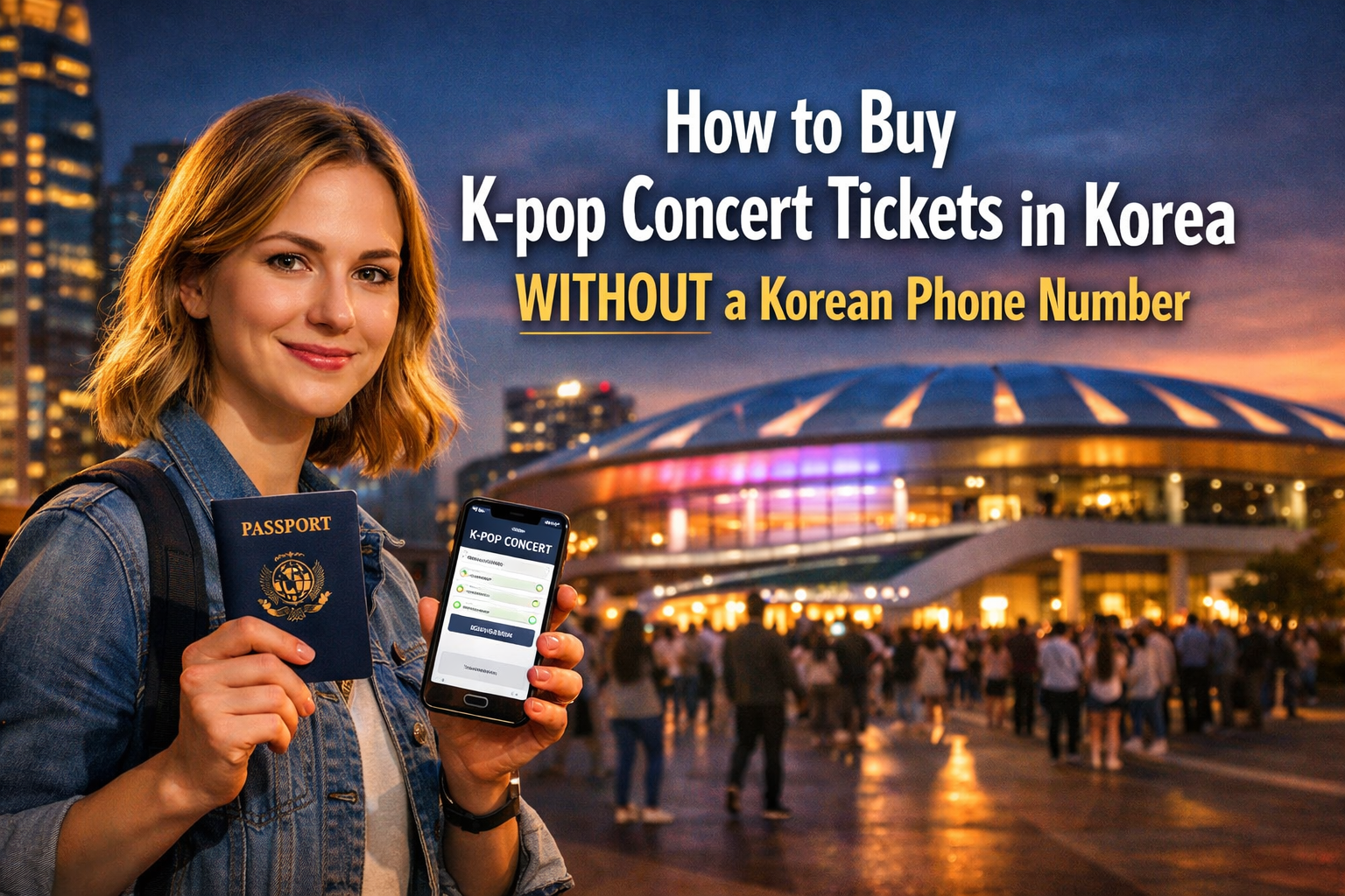 How to Buy K-pop Concert Tickets in Korea Without a Korean Phone Number (2026 Guide)