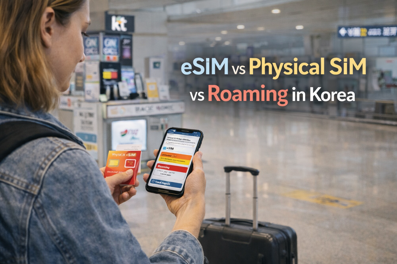 eSIM vs Physical SIM vs Roaming in Korea: Best Option for a 10-Day Trip