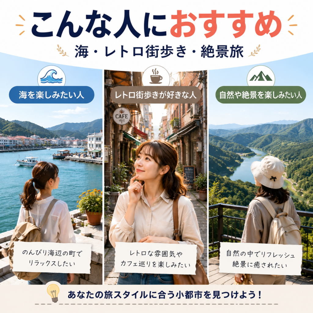 韓国地方旅行で海やレトロ街歩きや絶景旅を選ぶための案内画像