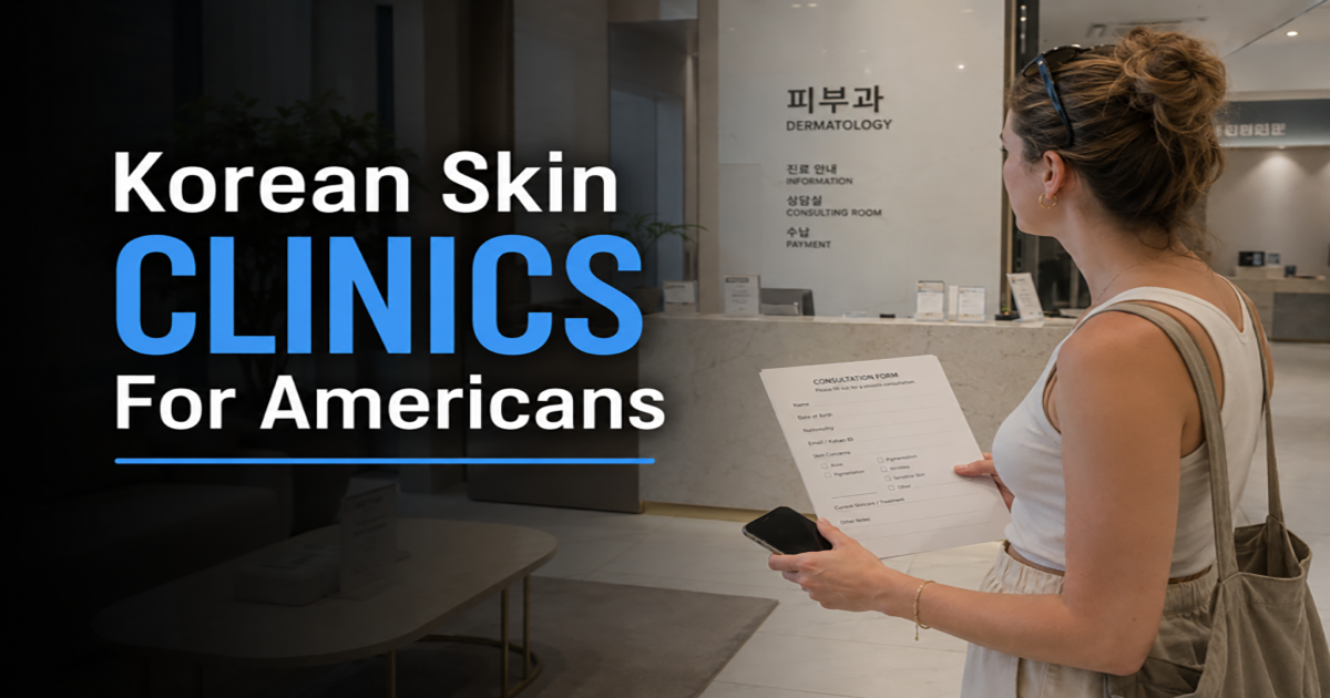 American traveler checks in at a Seoul skin clinic