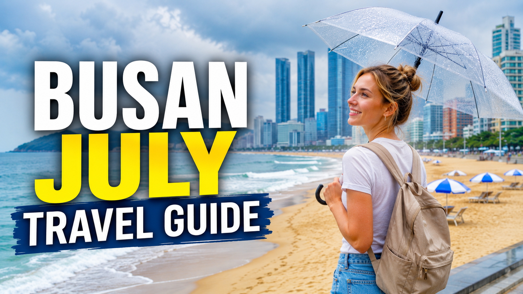 Busan beach travel guide for July with rain and humidity tips